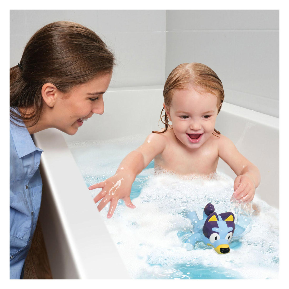 Tomy Swimming Bluey Figura da bagno giocattoli