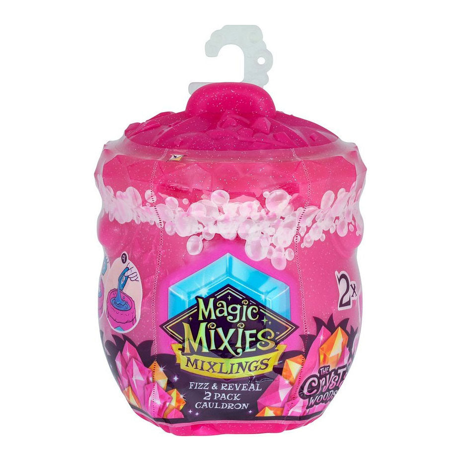 Moose Toys Mixies Mixlings Bruis och Discover Ketel Crystal Woods Series 3, 2-Pack