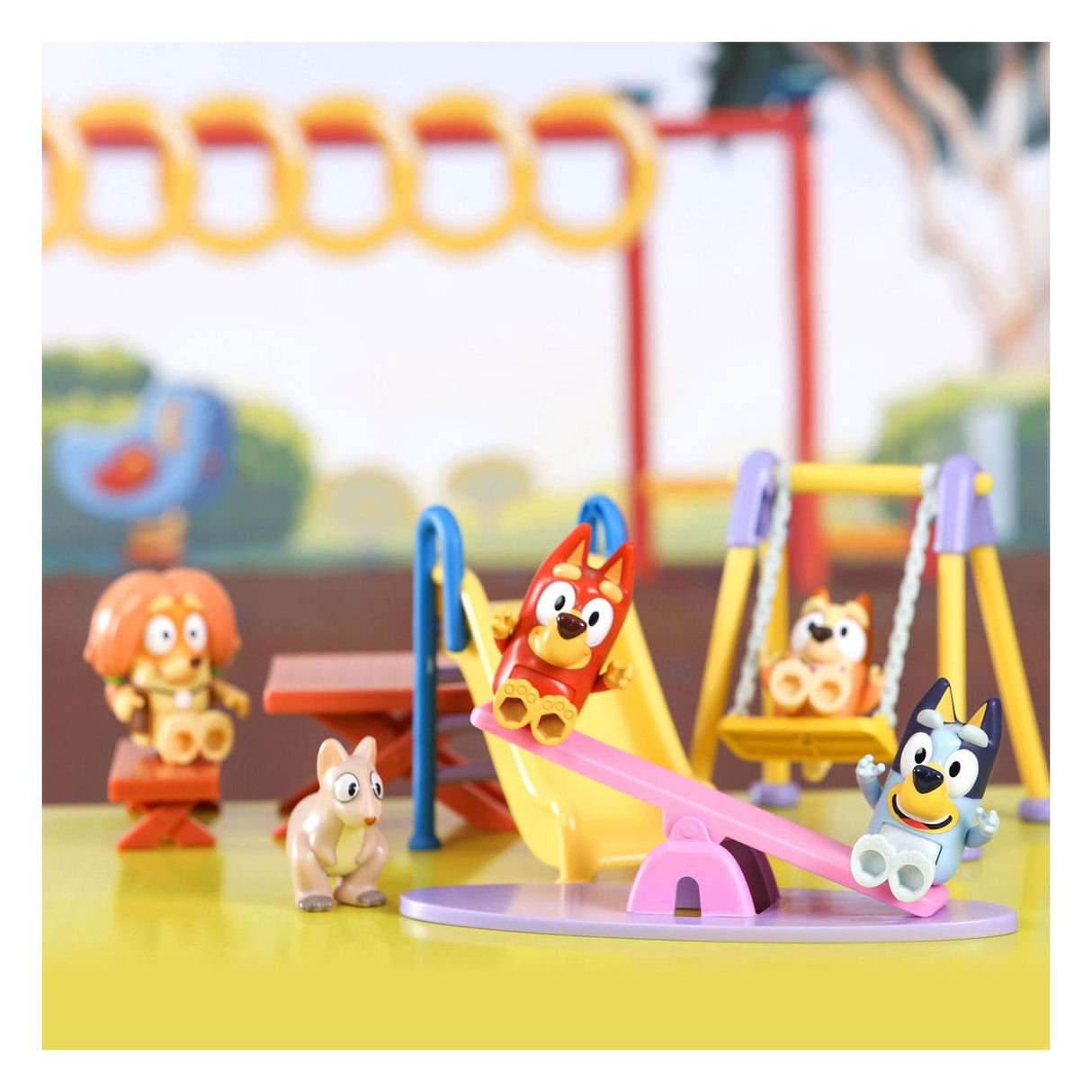 Elg leker bluey speeltuin deluxe play set