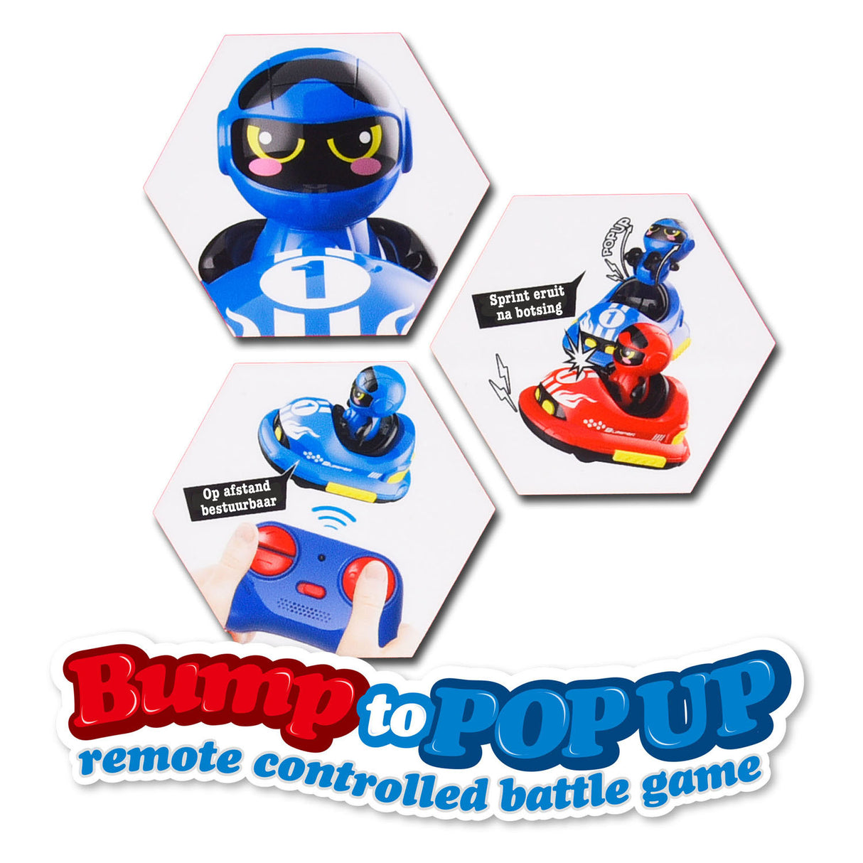 Gear2play RC Crazy Bumper Cars Duo-Set – Steuerbare Autoscooter – Nehmen Sie an einem Crash-Duell teil!