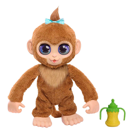 Spielen Sie einfach Furreal Peanut, den verspielten Affen – interaktiver Plüsch-Kuschelaffe