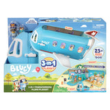 Moose Toys blaues 3-in-1-Flugzeug mit 2 Spielfiguren