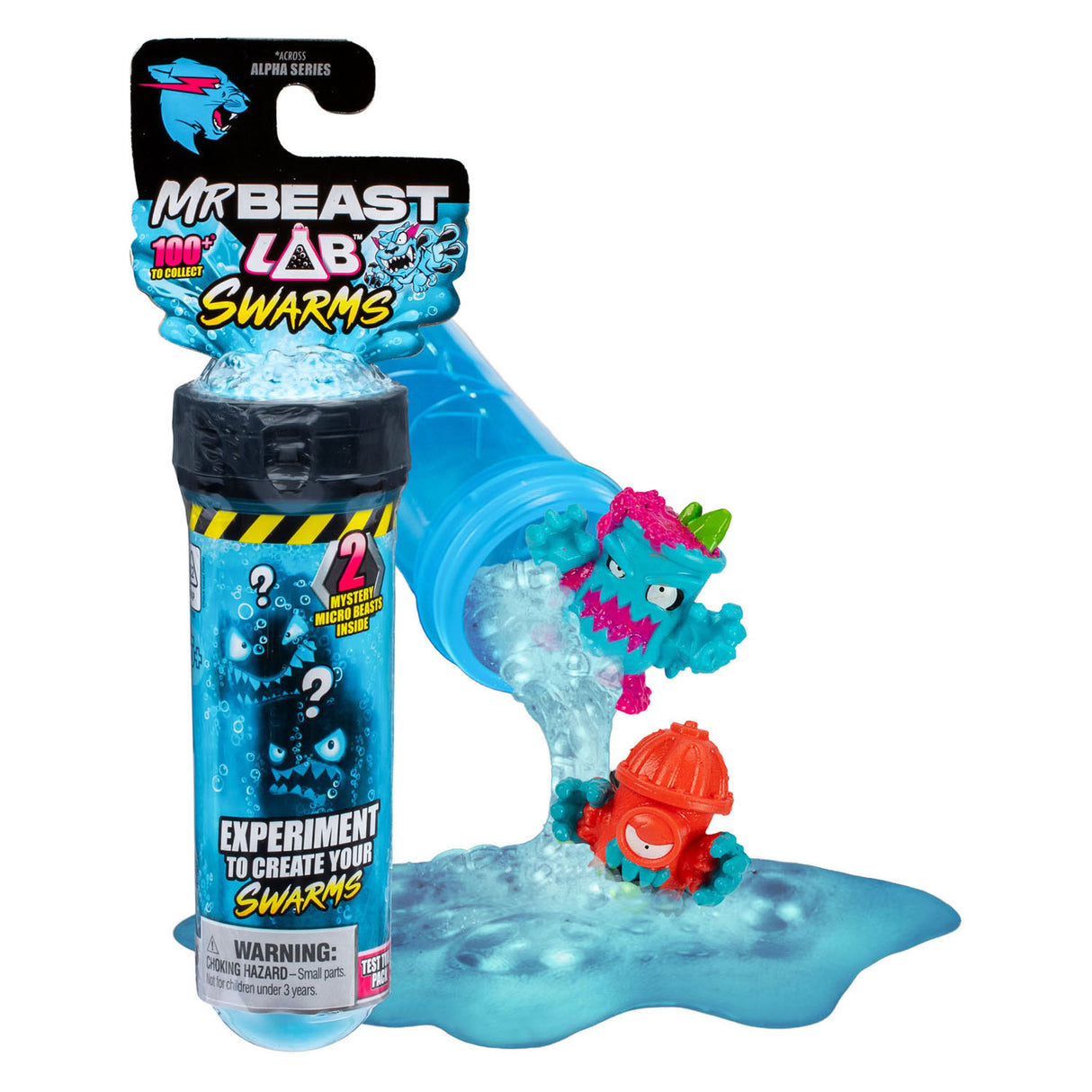 MrBeast Lab Biomites juega figuras, 2-paquete