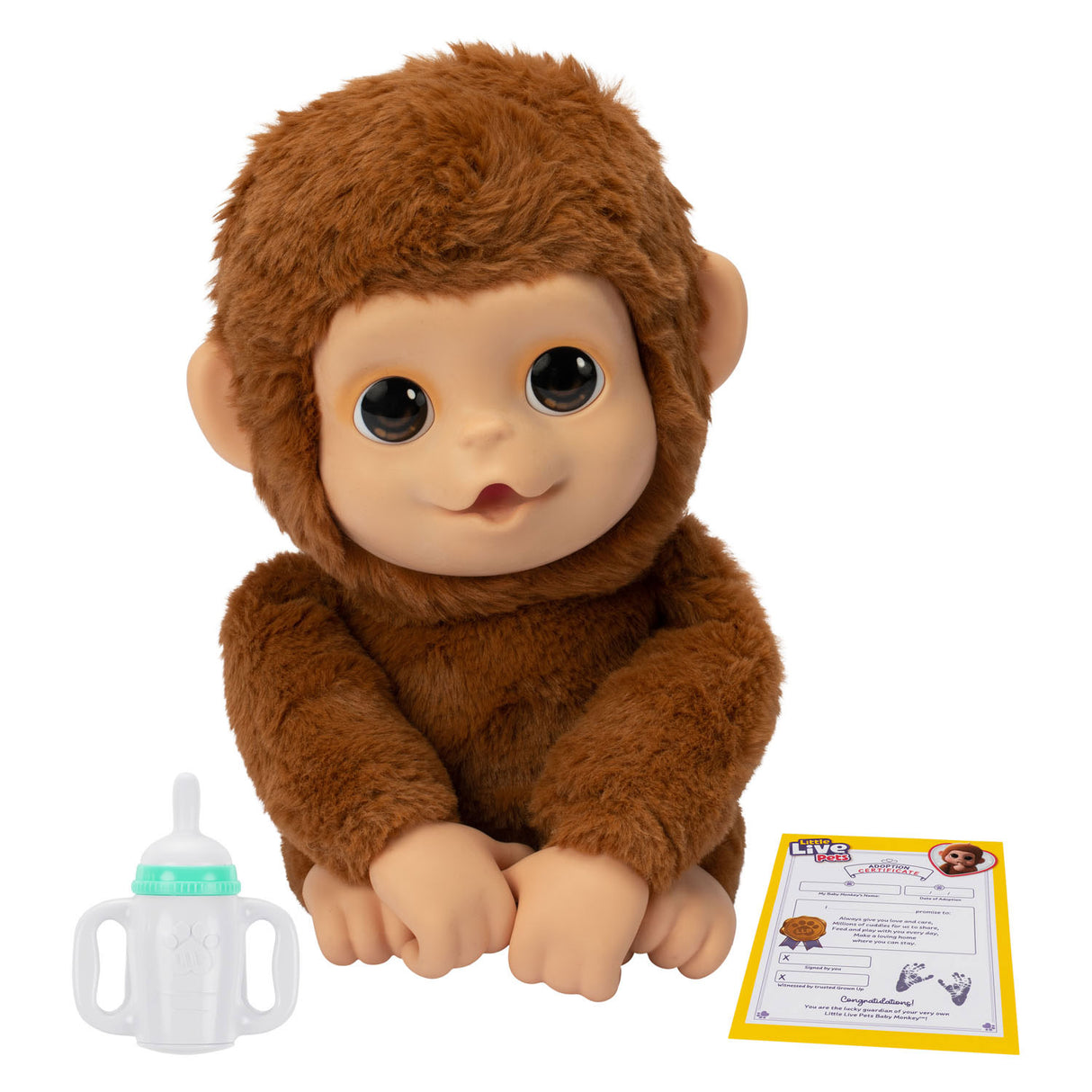 Moose toys littel live pets my baby monkey speelfiguur