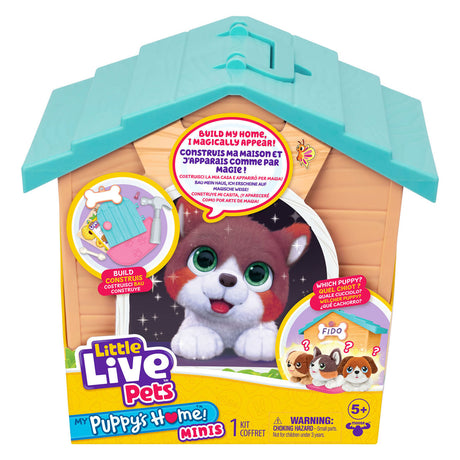 Little Live Pets Überraschungshündchen Kuscheltier im Hundehütte