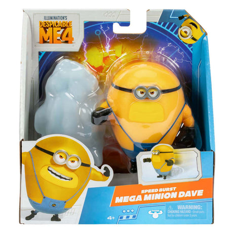 Moose Toys Despicable Me 4 – Speed Burst Mega Minion Dave – Actionfigur