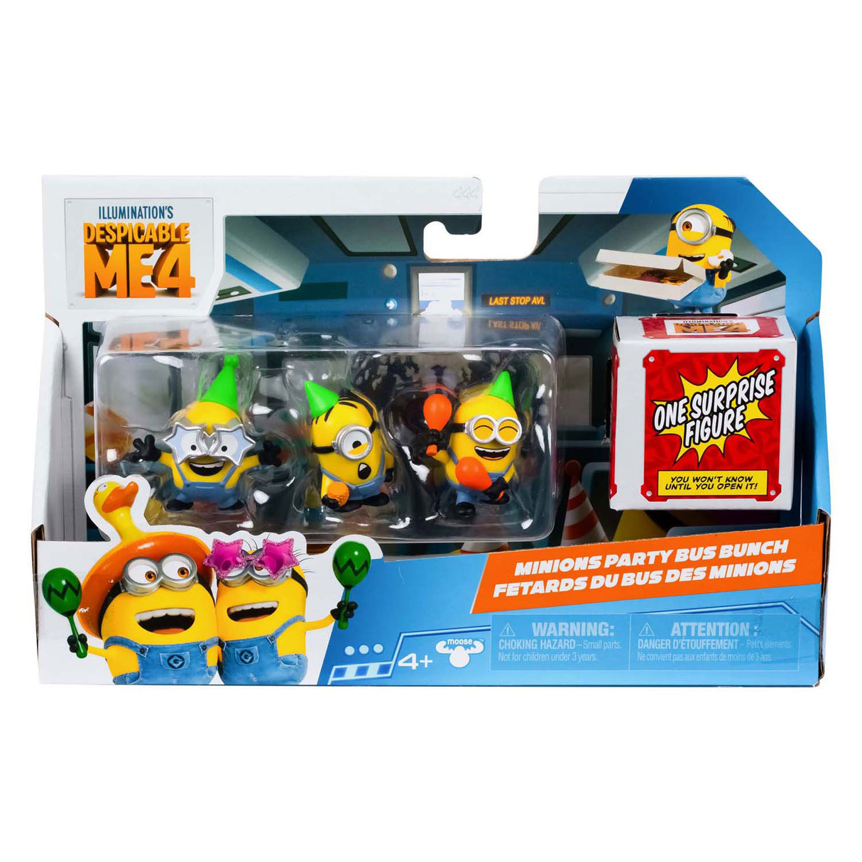 Moose Toys Despicable Me 4 - AVL Squad Speel Figure 4 -pack