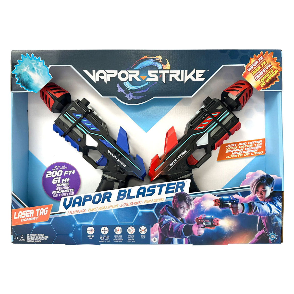 Vapor Strike Pistols lasergame game, 2-pack