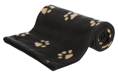 Trixie Barney Fleece-Hundedecke schwarz beige sort