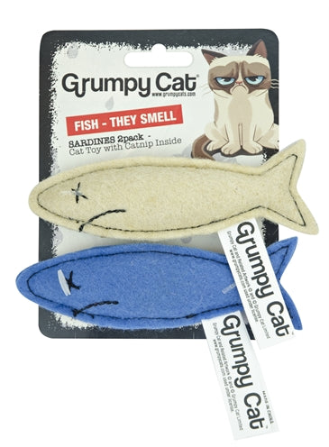 Grumpy Cat Sardines with Catnip