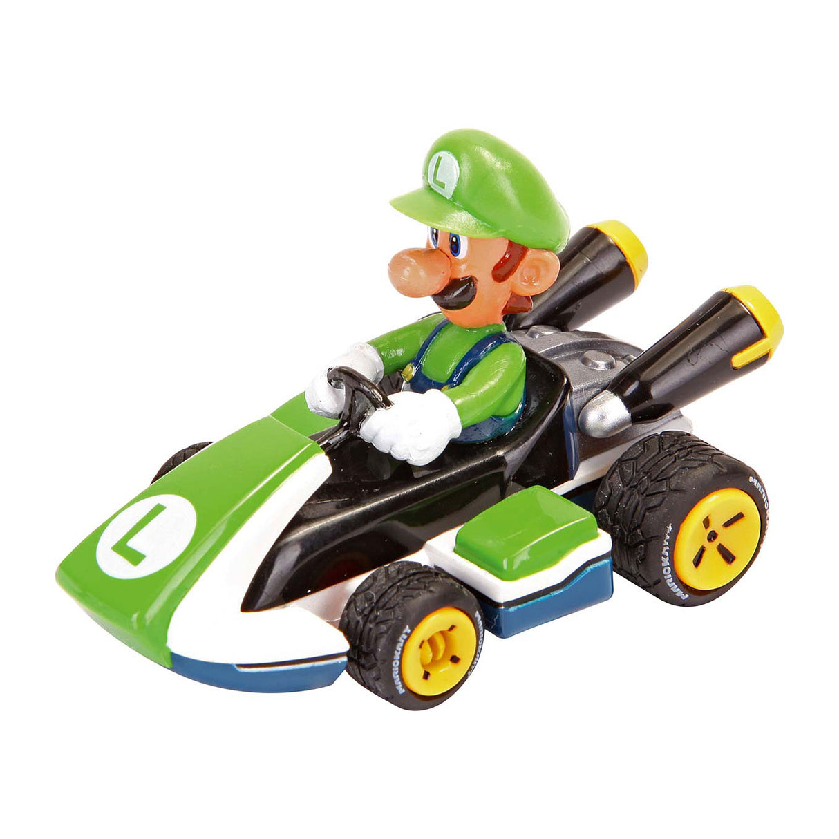 Carrera super mario pull back kart set, 3dlg.