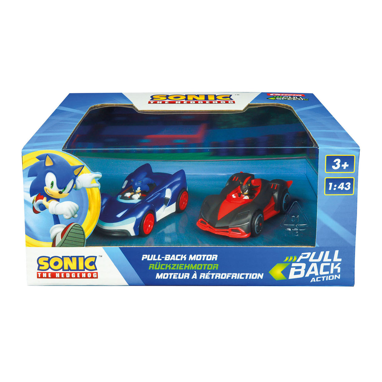 Retire el equipo automático de Sonic Racing - Sonic vs. Twinpack de sombra