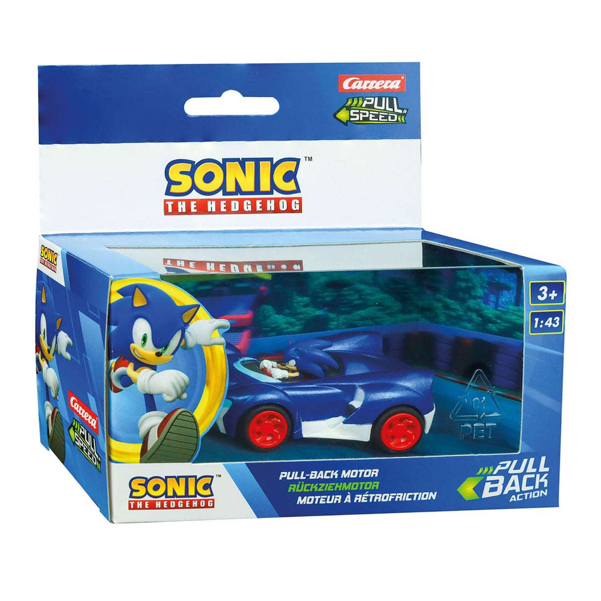 Pull Back Auto Team Sonic Racing - Sonic Speed ​​Star