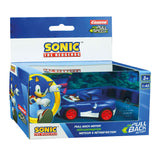 Trekk tilbake Auto Team Sonic Racing - Sonic Speed ​​Star