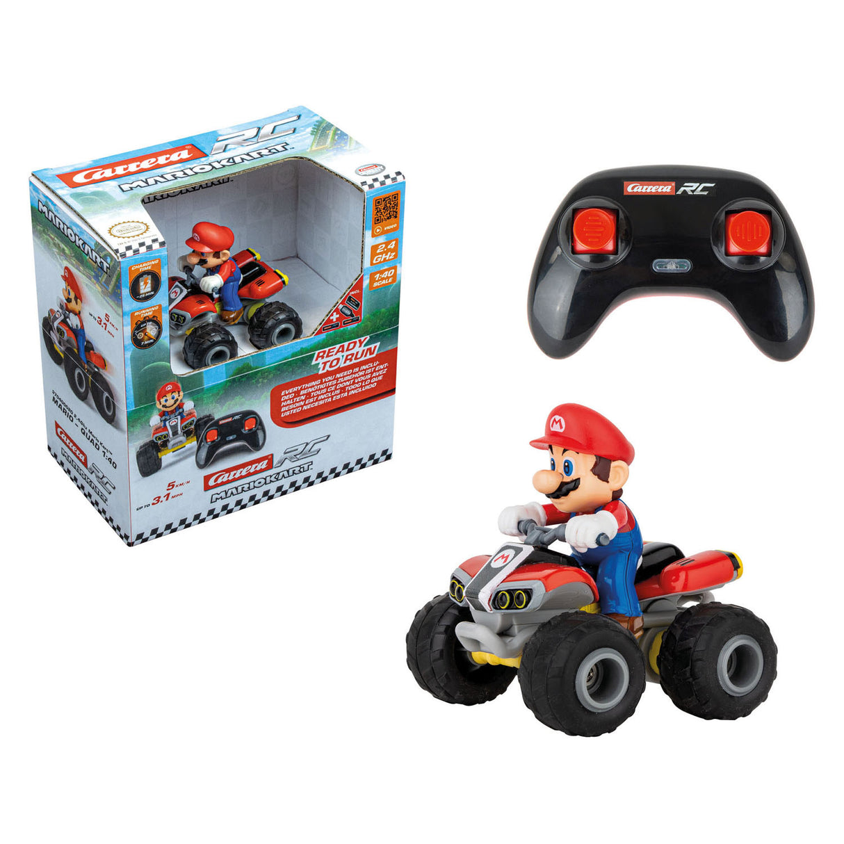 Carrera RC řídená automatická super Mario Quad 1:40