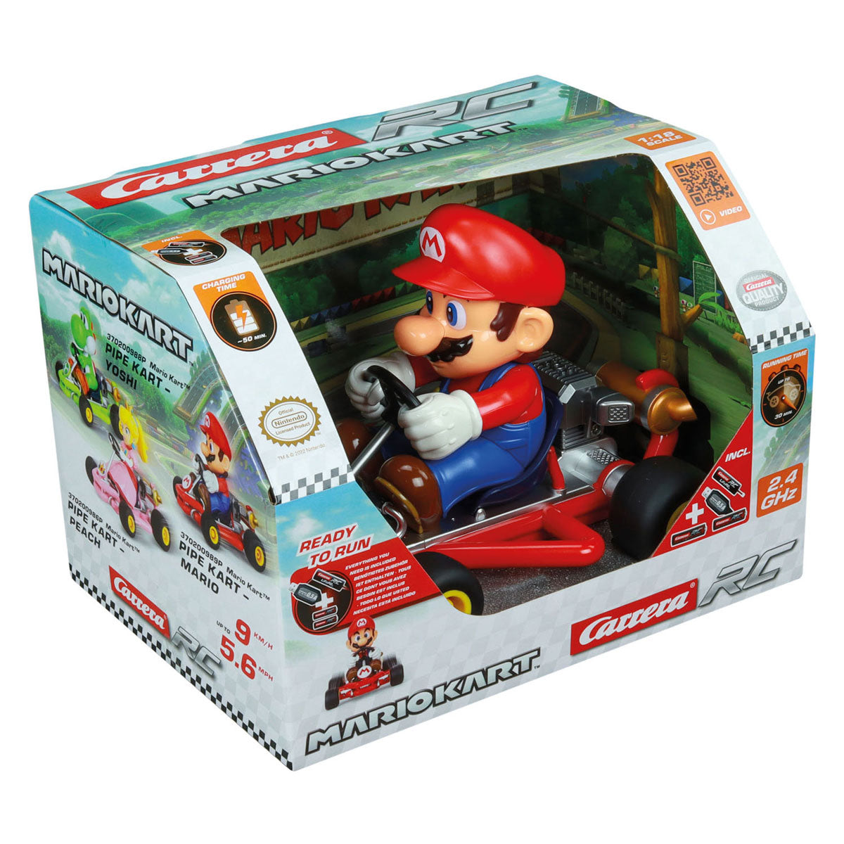 Carrera RC Super Mario Pipe Kart Mario Controlable Car Controlable