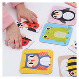 Bananenpanda - Halbtiere für unterwegs - Puzzle - 16-tlg.