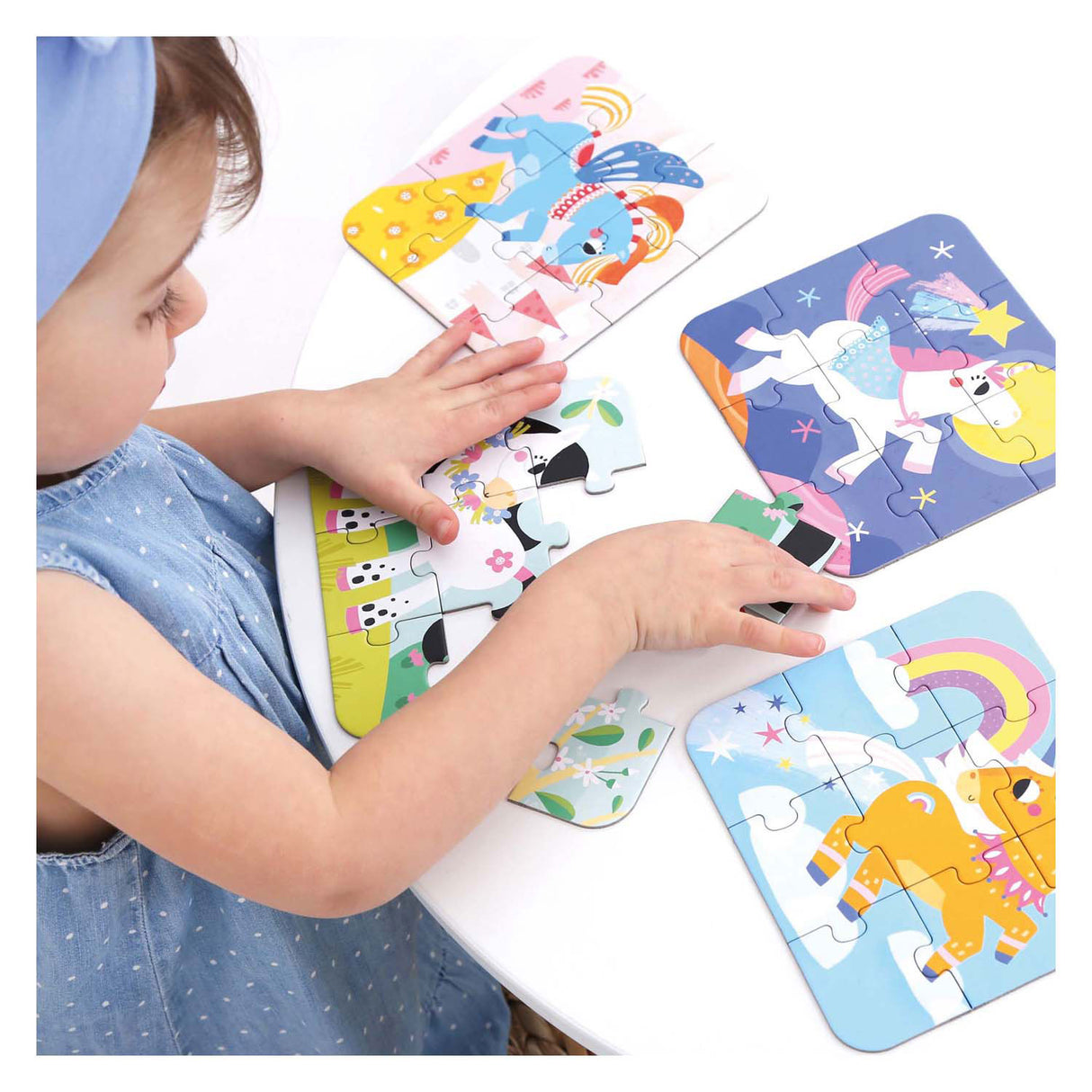 Bananenpanda - Puzzle-Ponys für unterwegs - 16-tlg.
