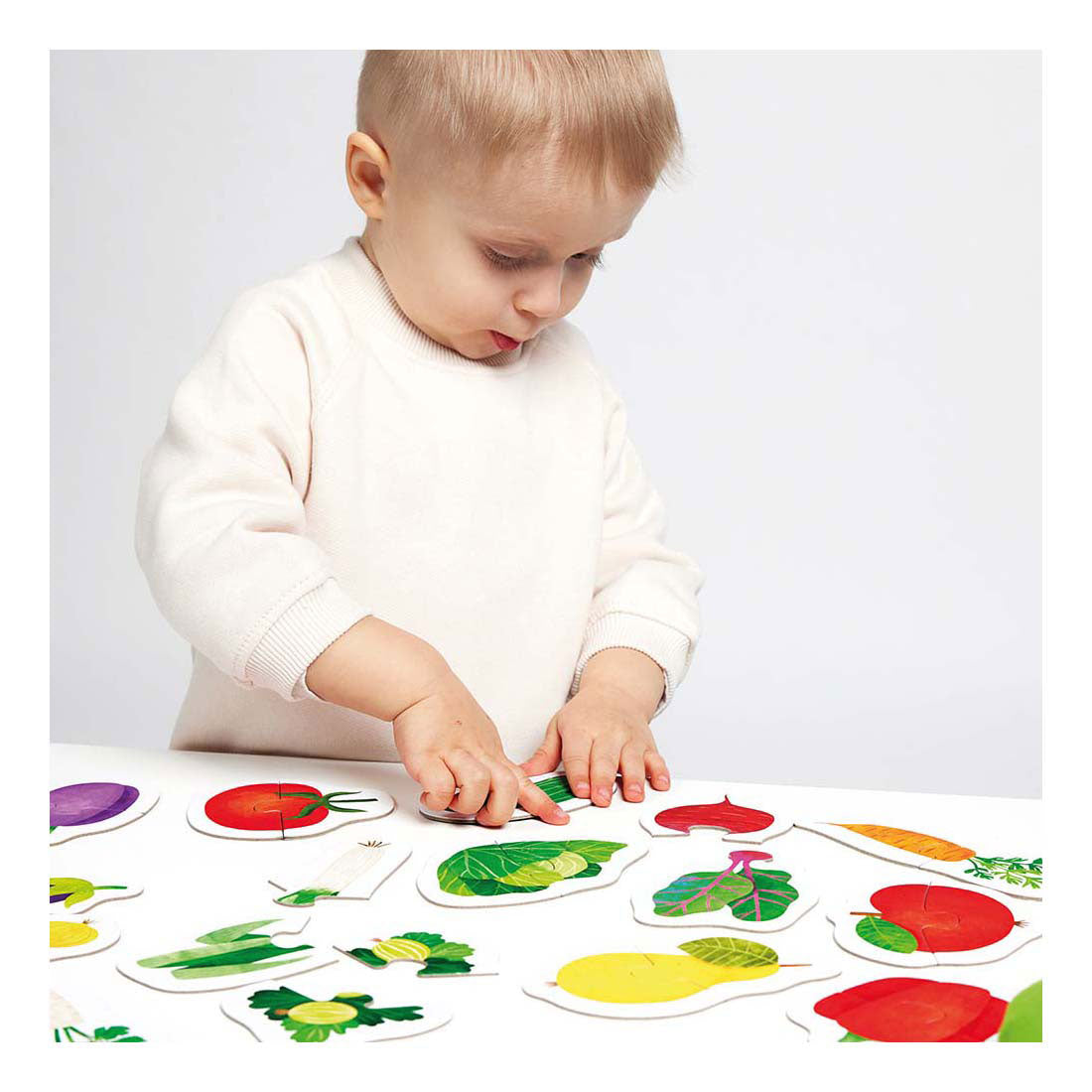 Bananen-Panda – meine ersten Puzzles Obst-Gemüse, 19-tlg.