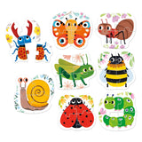 Bananenpanda - aufsteigende Puzzles kleine Tiere - 33 Teile.