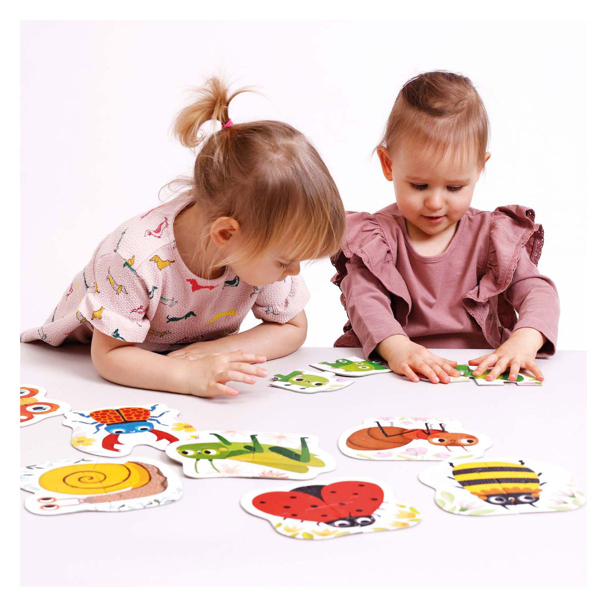 Bananenpanda - aufsteigende Puzzles kleine Tiere - 33 Teile.