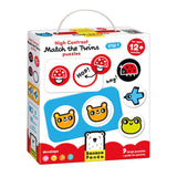 Bananenpanda – kontrastreiches Puzzle „Finde die Zwillinge“ – 8 Teile.