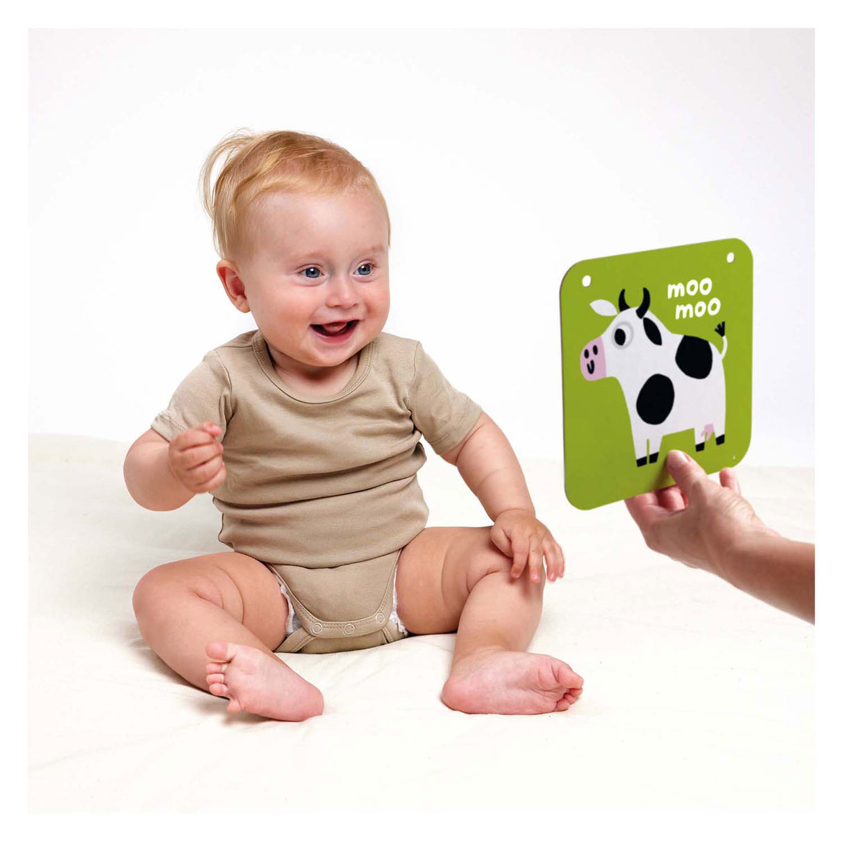 Bananenpanda – kontrastreiche Babykarten 6 Monate+ 9 Monate+ – 24 Stück.