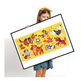 Bananenpanda - Ich liebe Hunde-Puzzle - 60 Teile.