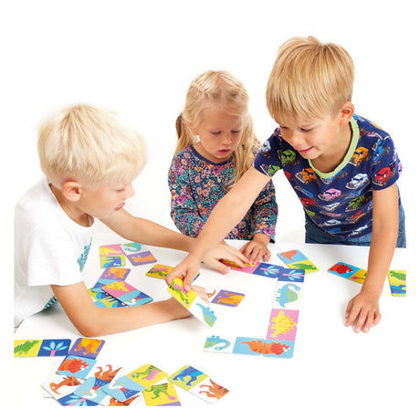 Bananenpanda – lass uns Dino Domino spielen