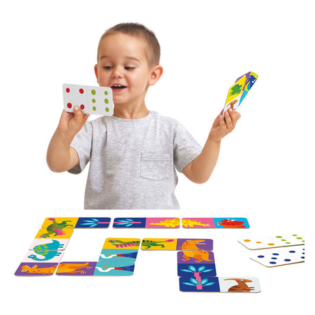 Bananenpanda – lass uns Dino Domino spielen