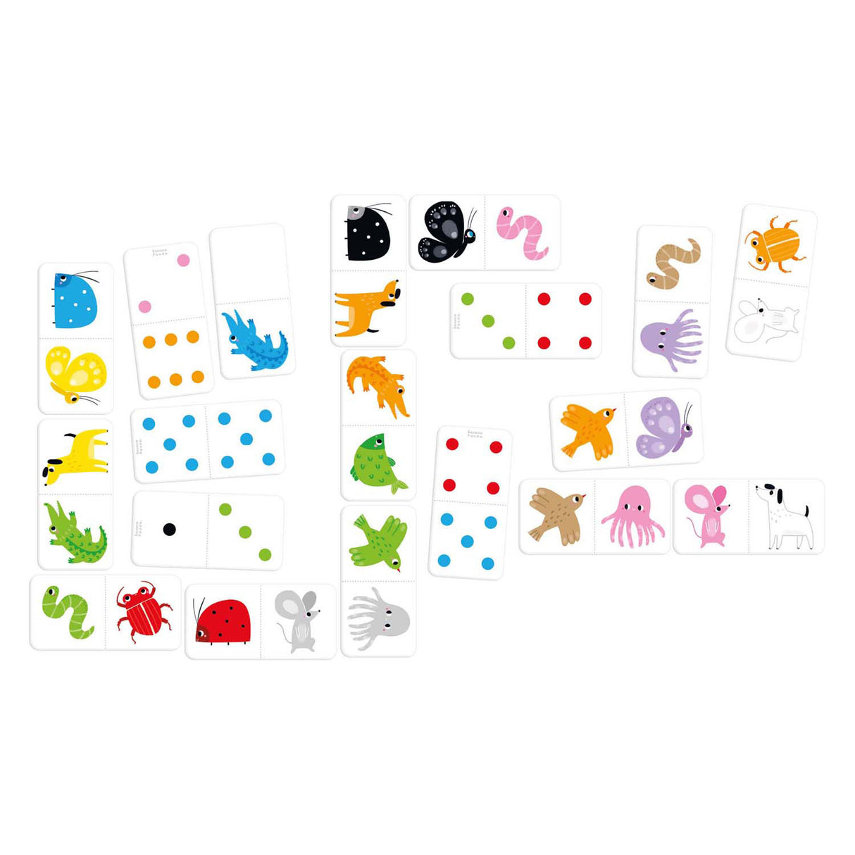 Bananenpanda – lass uns Farbdomino spielen