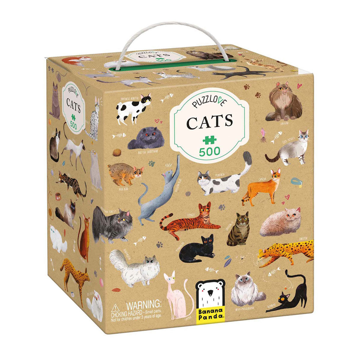 Bananenpanda - puzzlove Katzen - 500 Stk.