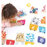 Bananenpanda – Puzzle mit passender Zahlenreihe – 30 Teile.