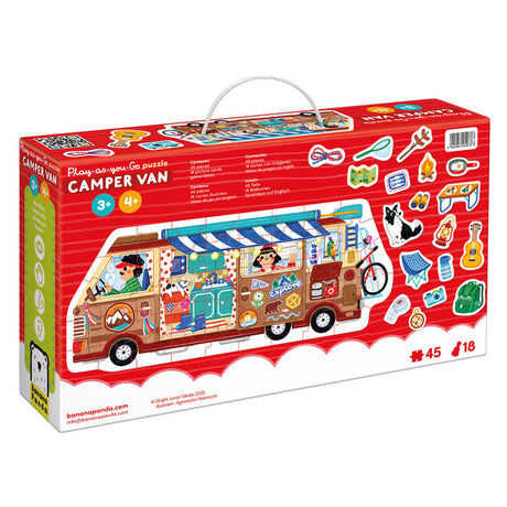 Banana panda - play-as-you-go puzzel camper - 45st.