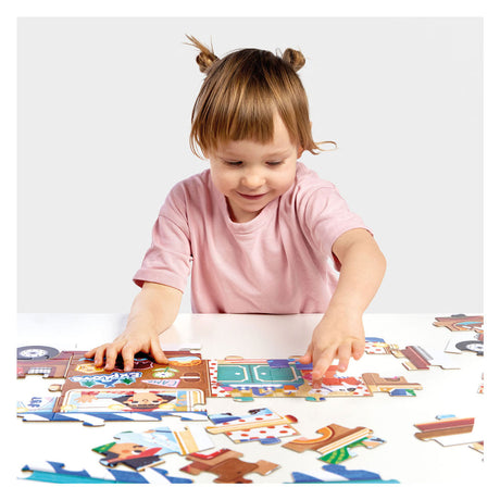 Banana panda - play-as-you-go puzzel camper - 45st.