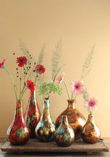 Ideen 4 Jahreszeiten Dazzle Vase Kupfer Gold ø13x35cm