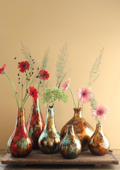 Ideen 4 Jahreszeiten Dazzle Vase Kupfer Gold ø13x35cm