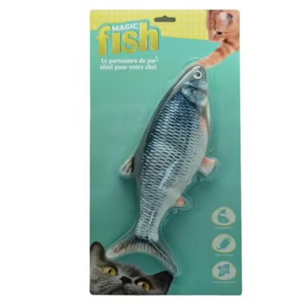 Juguetes de gato de pescado mágico básico