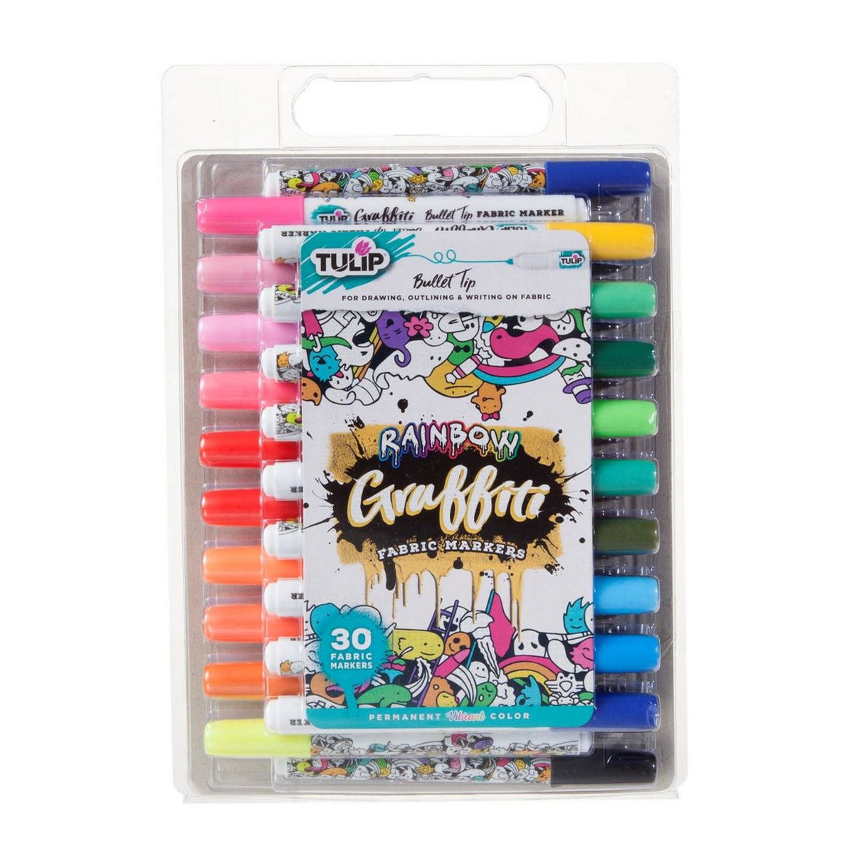Tulpe • Textilmarker Graffiti Regenbogen 30 Stk.