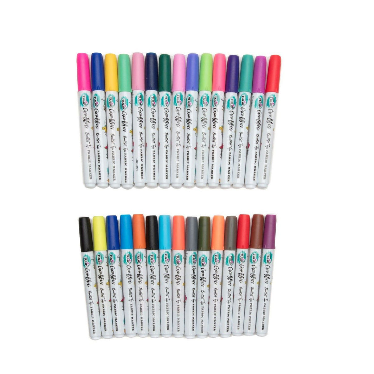 Tulpe • Textilmarker Graffiti Regenbogen 30 Stk.