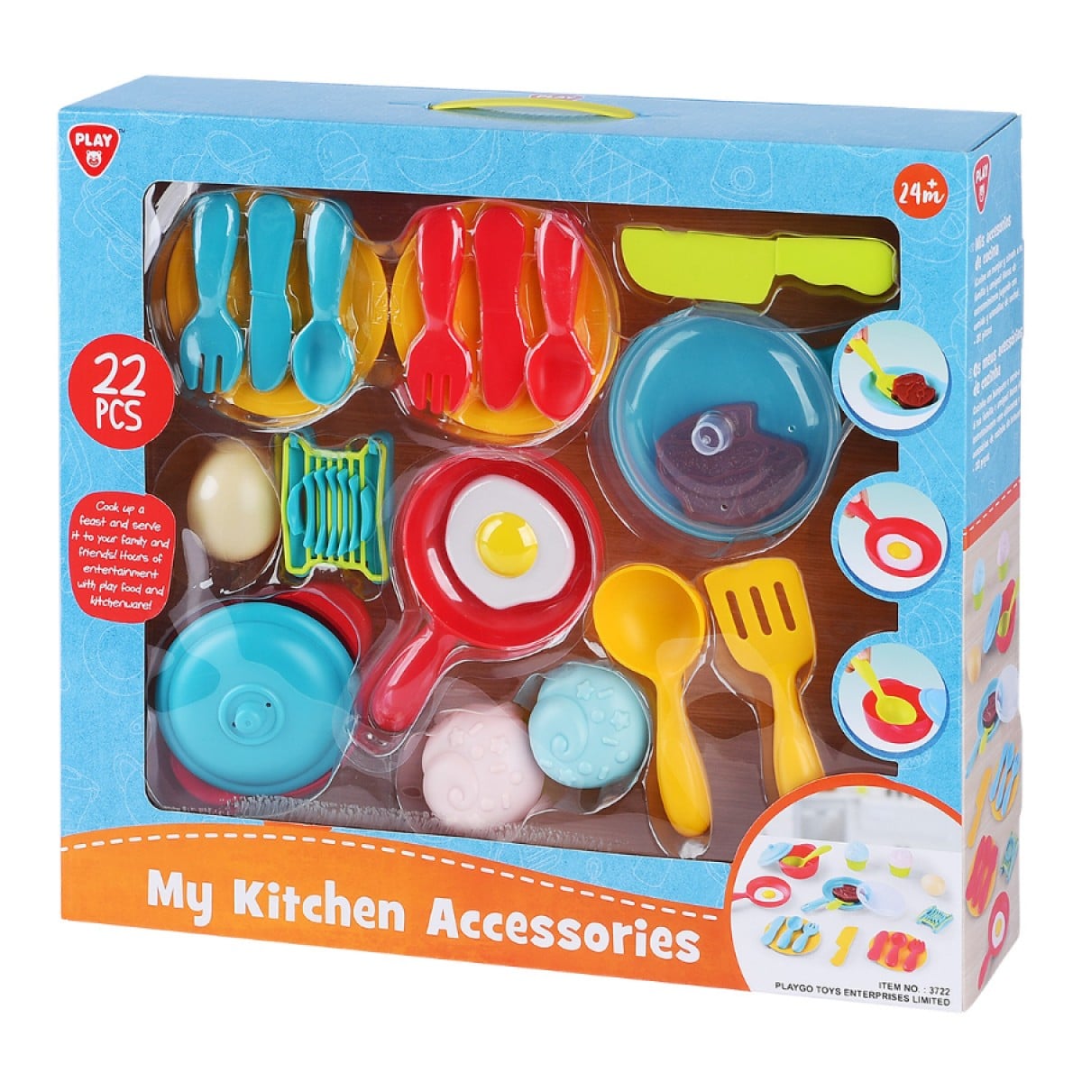 Playgo 22-teiliges Küchenzubehör-Set