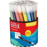 Berol colourfine, D 10 mm, Strichstärke 0,3-0,7 mm, verschiedene Farben, 42 Stück 1 Box