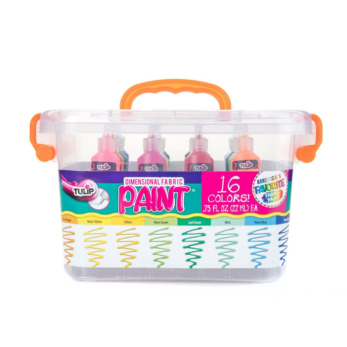 Tulpe • 3D-Textilfarben-Set 37 ml 16-tlg.