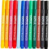 Berol Marker, D 10 mm, Strichstärke 1-1,7 mm, verschiedene Farben, 12 Stück 1 Box
