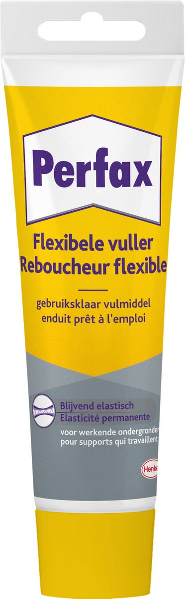 Perfax flexible vuller 300 g tube | muurvuller flexibel toepasbaar | muurvuller voor eenvoudige klusen | muurvul renovatiemiddel.