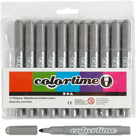 Kreativunternehmen https: www.cchobby.nl colortime-pens-line-thickness-5-mm-gray-12-piece-1-box