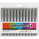 Graue Jumbo -Marker, 12st.