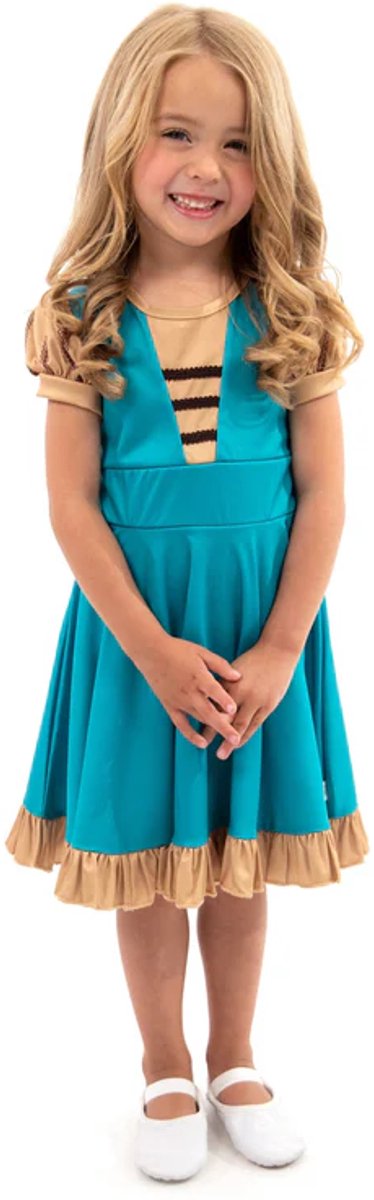 Kleine Abenteuer – mittelalterliches Twirl-Kleid – Größe 116-122