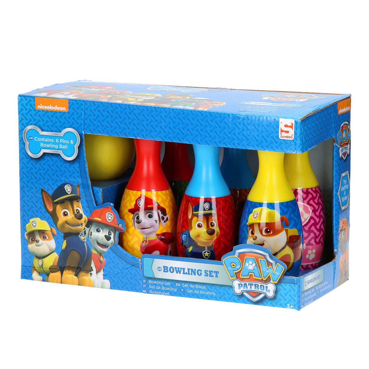 Sambro Bowling Set Paw Patrol, 7dlg.