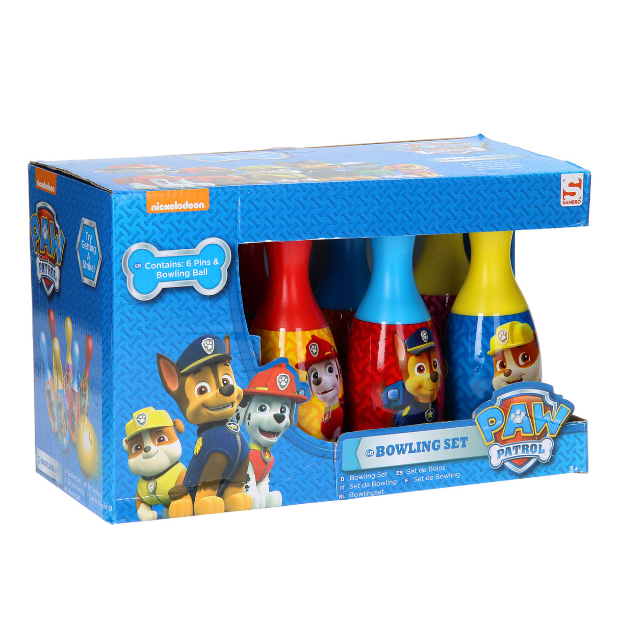 Sambro Bowling set Paw Patrol, 7dlg.